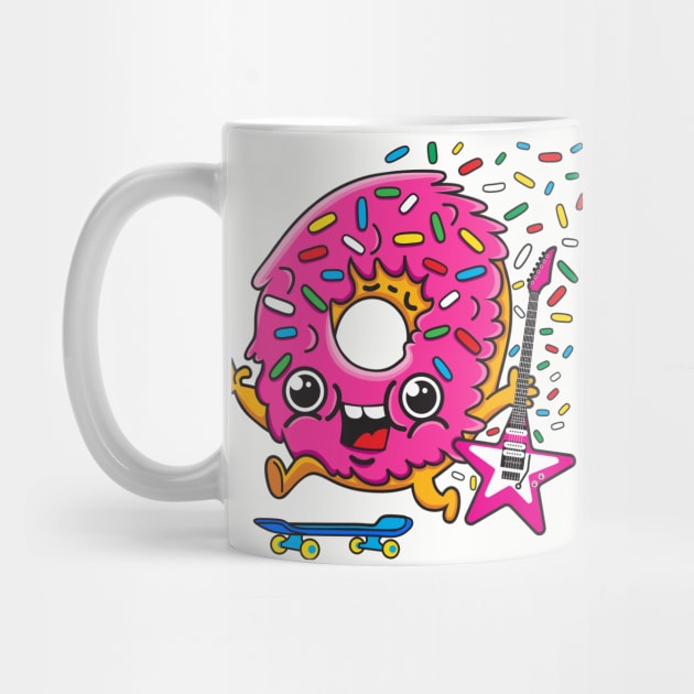 Skater Donut Rocks! by Plushism